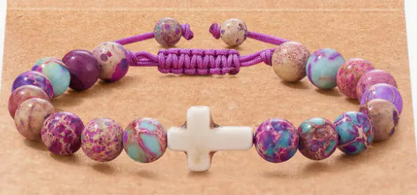 Men's sports Beaded Woven Bracelet