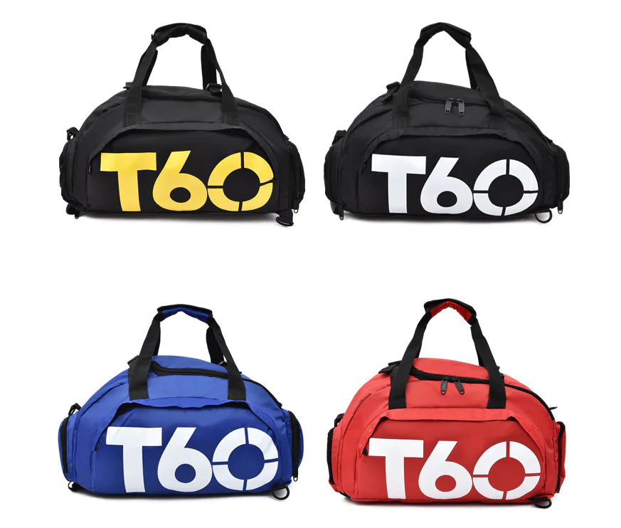 T60 Backpack, Travel Bag, Tote Bag, Gym Bag