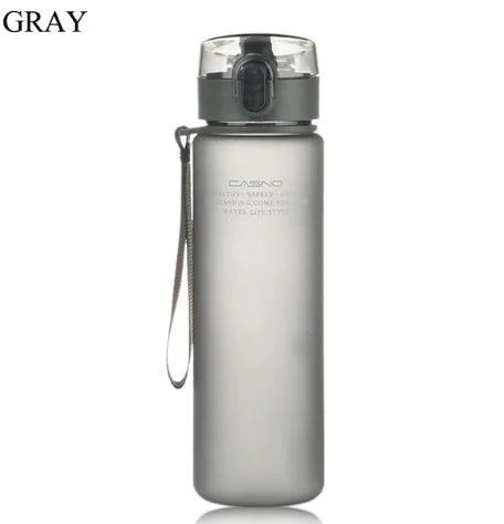 Frosted Sports Water Bottle, Plastic Travel Cup
