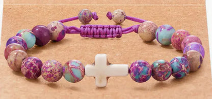 Men's sports Beaded Woven Bracelet
