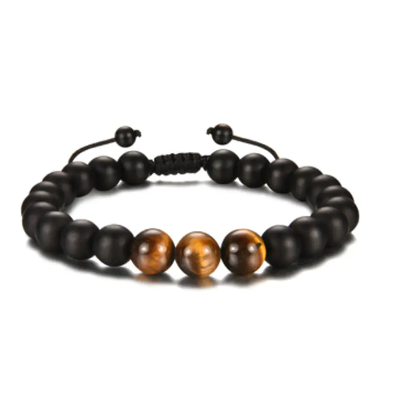 Men's sports Beaded Woven Bracelet