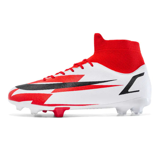 Men's Ultralight Outdoor Soccer Shoes - Polyester Material
