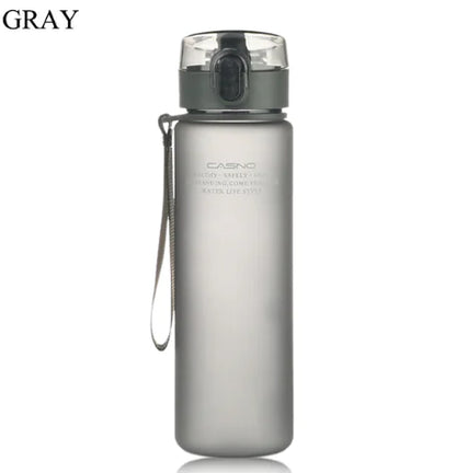 Frosted Sports Water Bottle, Plastic Travel Cup