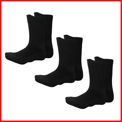 Men's Black & White Sports Socks for Football & Basketball