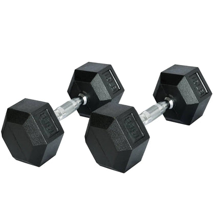 Neoprene Coated Hexagon Dumbbell SetAnti RollNon SlipDumbbells