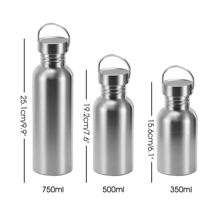 Stainless Steel Sports Water Bottle with Lid