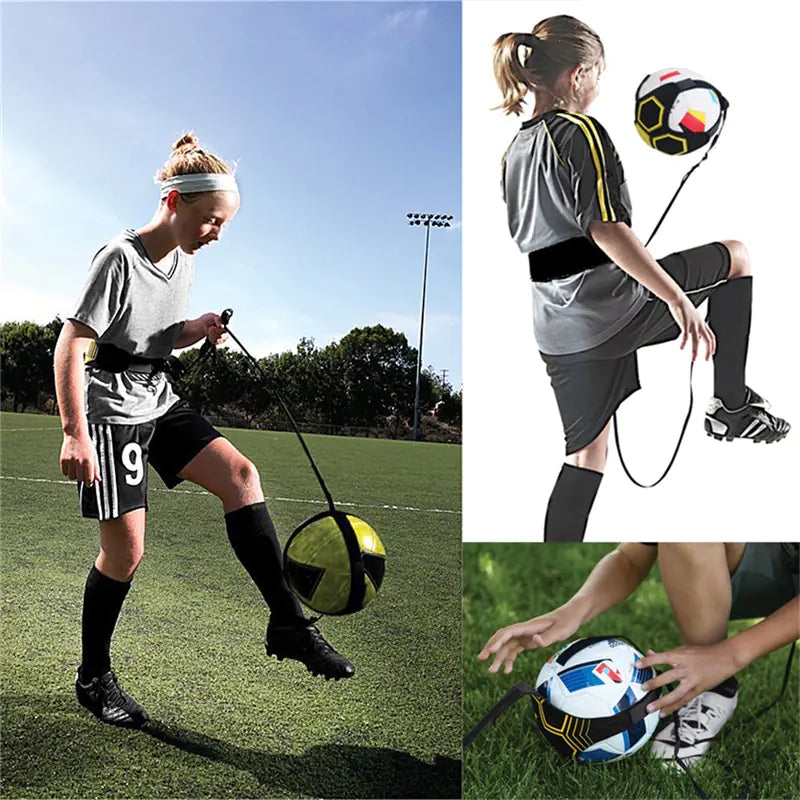Soccer Juggling Trainer with Ball Control Strap