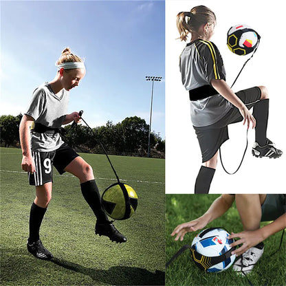 Soccer Juggling Trainer with Ball Control Strap