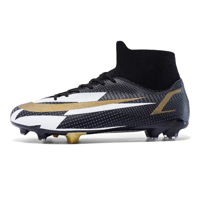 Men's Ultralight Outdoor Soccer Shoes - Polyester Material