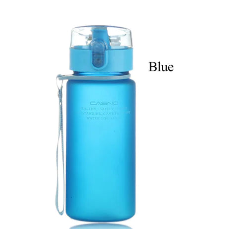 Frosted Sports Water Bottle, Plastic Travel Cup