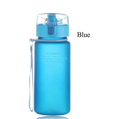 Frosted Sports Water Bottle, Plastic Travel Cup