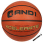 AND1 Xcelerate Rubber Basketball: Official Regulation Size 7 (29.5 inches)