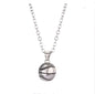 Stainless Steel Basketball Necklace for Men