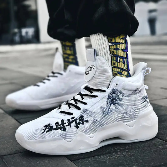 Luminous High-Top Basketball Sneakers