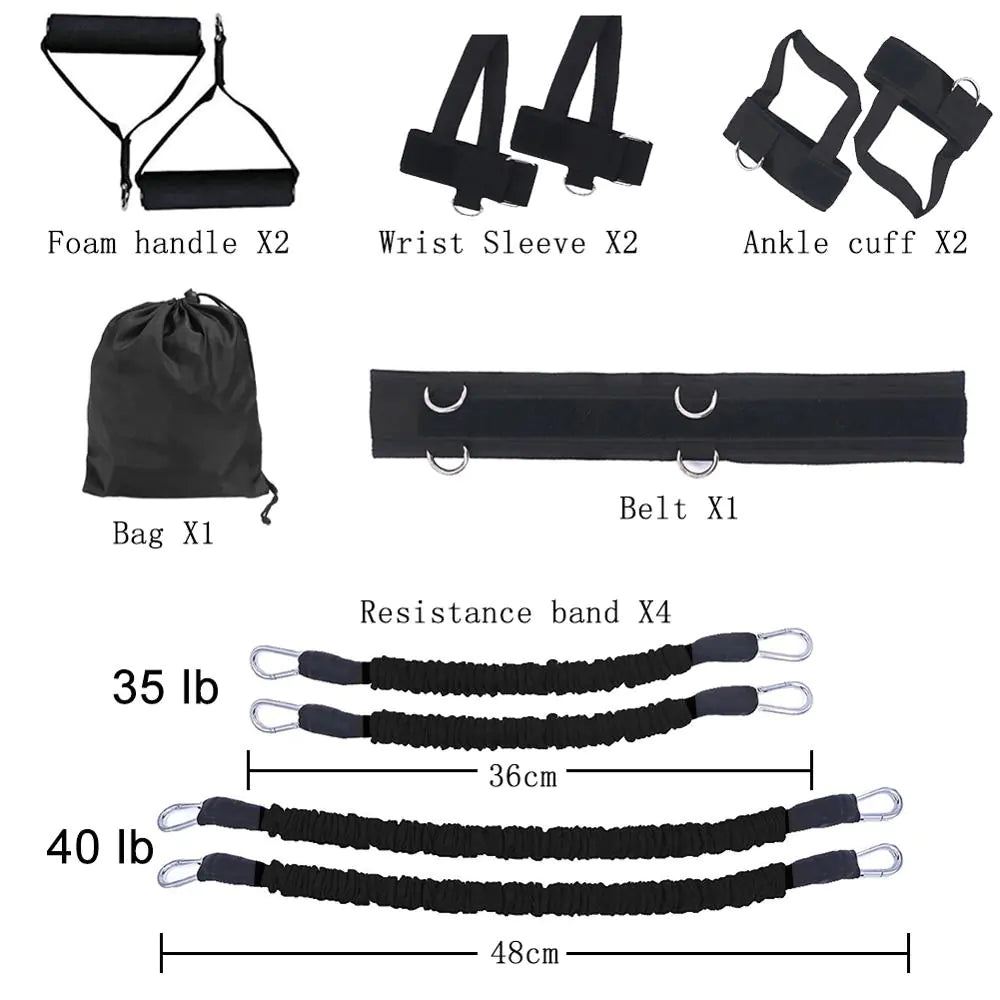 150 lb Basketball Jumping Agility Trainer with Resistance Band