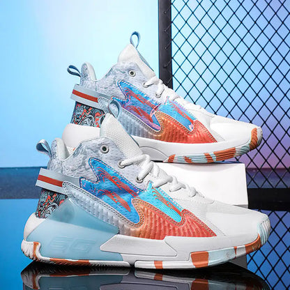 Luminous High-Top Basketball Sneakers