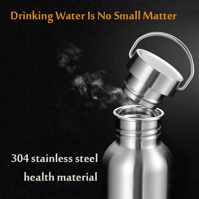 Stainless Steel Sports Water Bottle with Lid