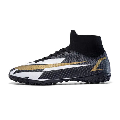 Men's Ultralight Outdoor Soccer Shoes - Polyester Material