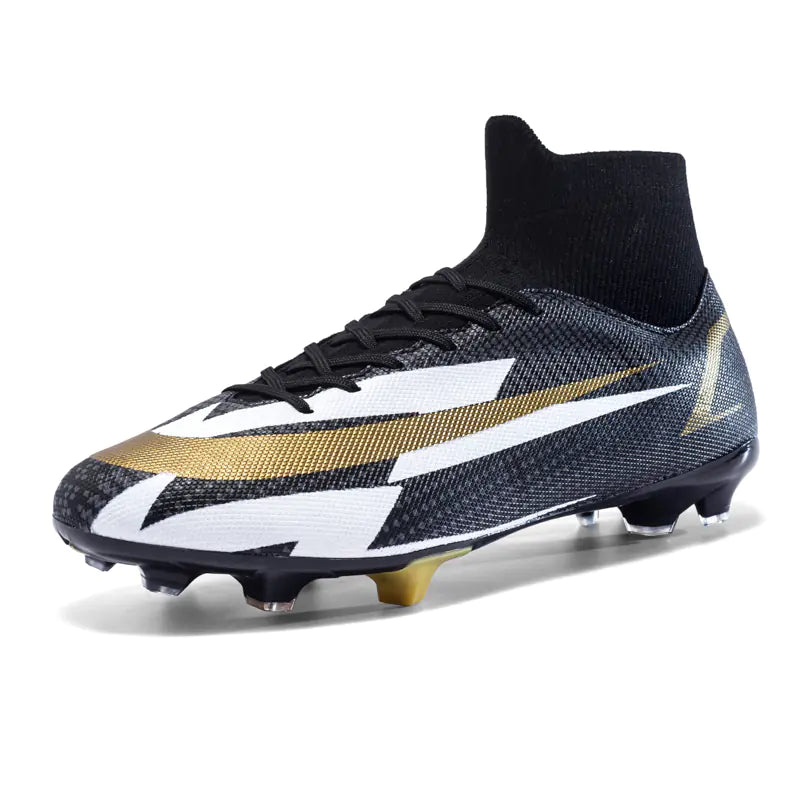 Men's Ultralight Outdoor Soccer Shoes - Polyester Material