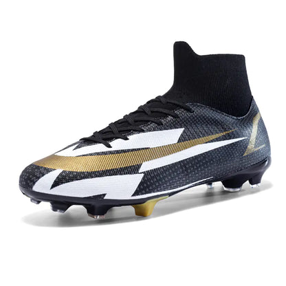 Men's Ultralight Outdoor Soccer Shoes - Polyester Material