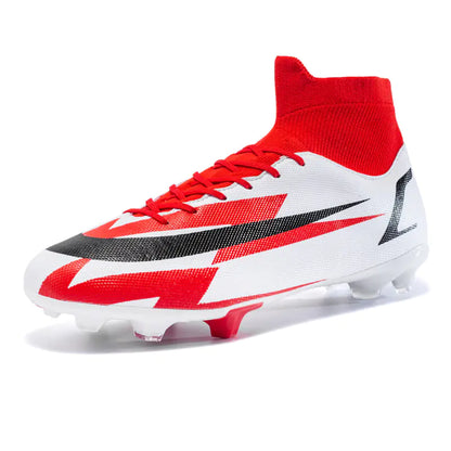 Men's Ultralight Outdoor Soccer Shoes - Polyester Material