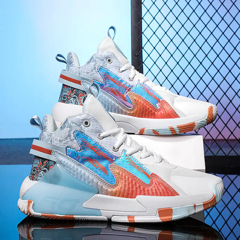 Luminous High-Top Basketball Sneakers