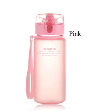 Frosted Sports Water Bottle, Plastic Travel Cup