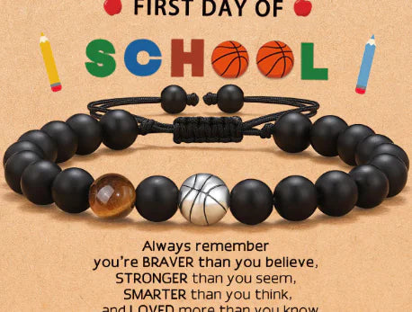 Men's sports Beaded Woven Bracelet