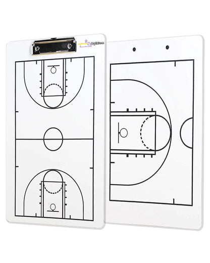 Oythiem Basketball Coaching Board Double-Sided Basketball Clipboard