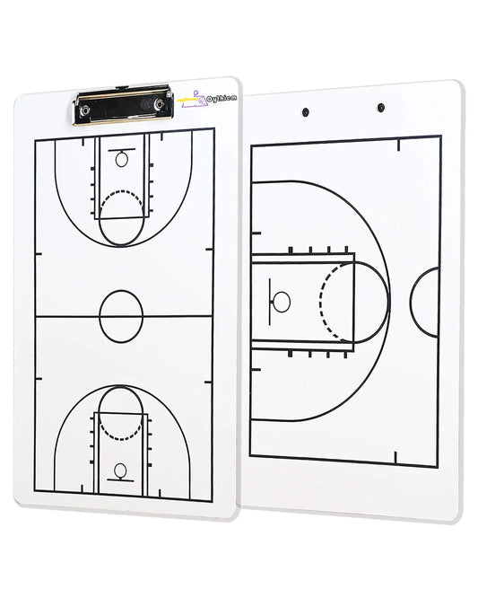 Oythiem Basketball Coaching Board Double-Sided Basketball Clipboard