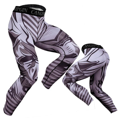 High Bounce Compression Basketball Leggings for Sports
