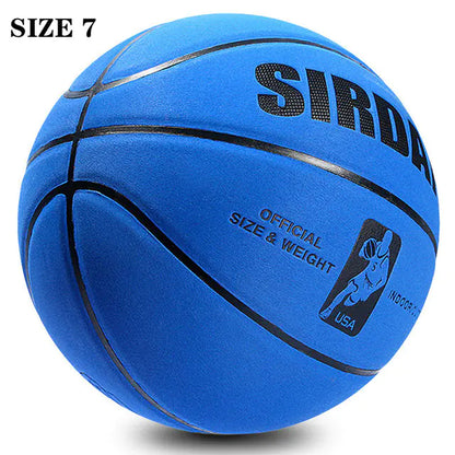 Professional Size 7 Soft Microfiber Basketball - Purple