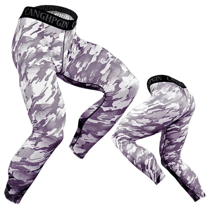 High Bounce Compression Basketball Leggings for Sports