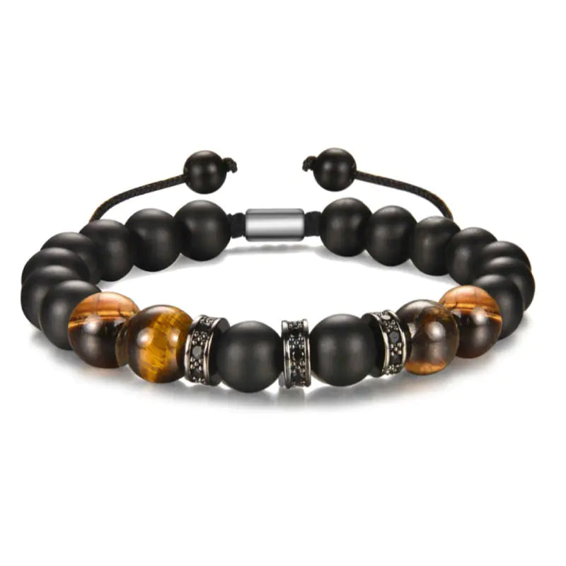 Men's sports Beaded Woven Bracelet