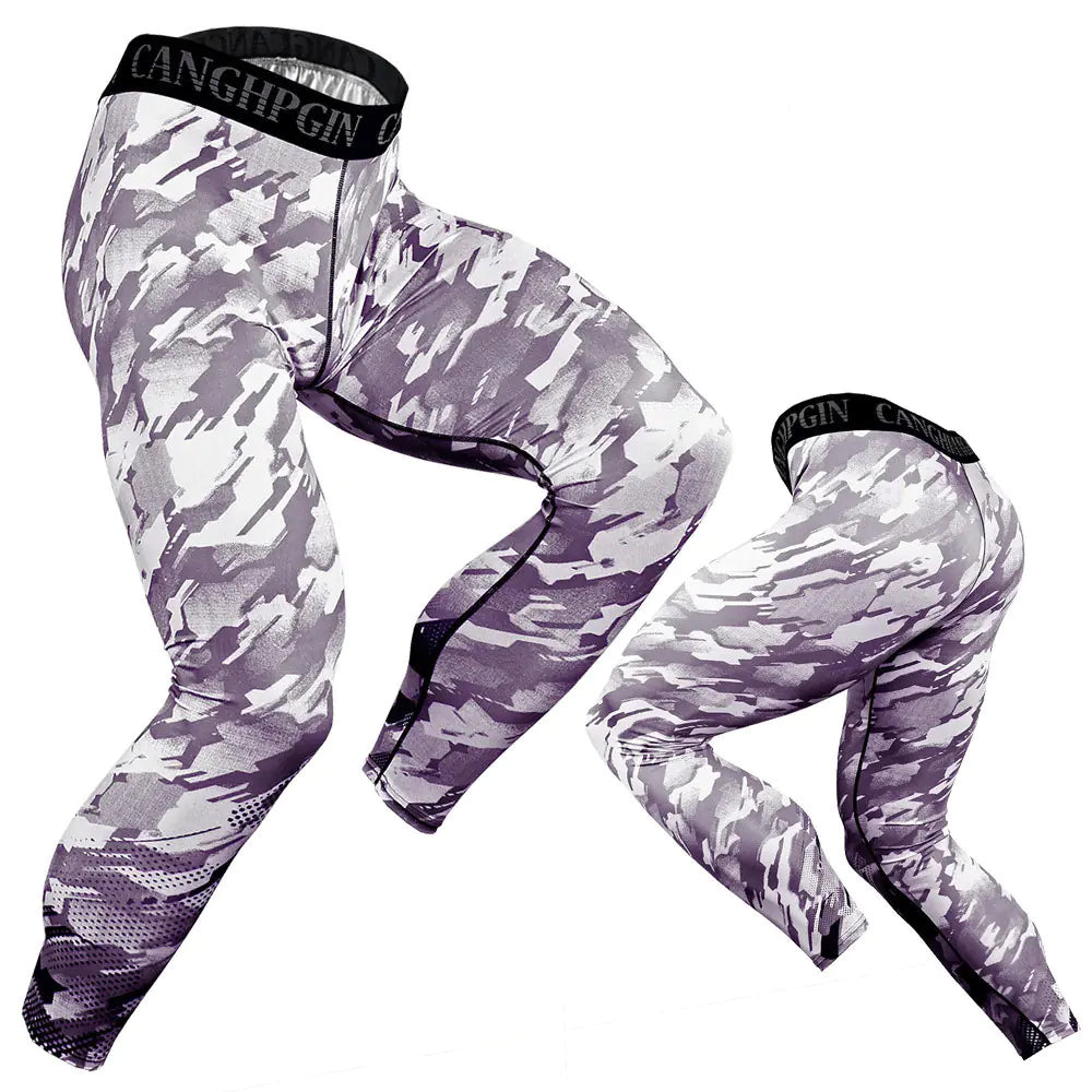 High Bounce Compression Basketball Leggings for Sports