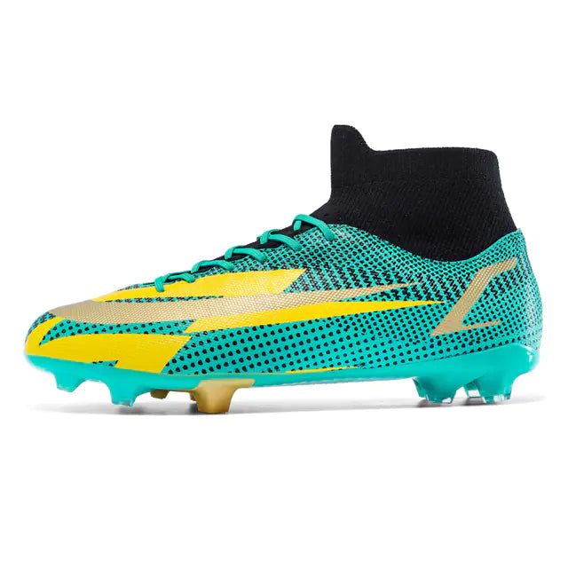 Men's Ultralight Outdoor Soccer Shoes - Polyester Material