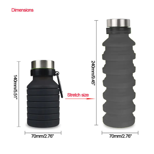 Collapsible Sports Water Bottle for Outdoor Activities